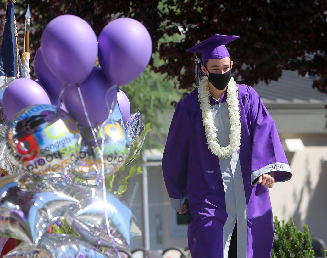 Drive-up high school diploma ceremonies in Napa